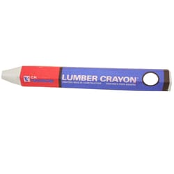 C.H. Hanson 4.5 in. L Lumber Crayon White 1 pc