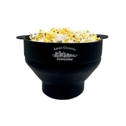 Amish Country Popcorn Black 15 cups Air Microwave Popcorn Popper