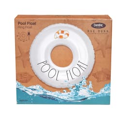 CocoNut Float Rae Dunn White Vinyl Inflatable Pool Float Pool Float Tube