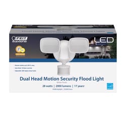Feit LED Motion-Sensing Hardwired LED White Security Floodlight