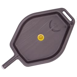 Midwest Can Black 6.4 in. H Polyethylene 15 qt Drain Pan
