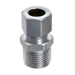 Ace 3/8 in. MPT X 3/8 in. D Compression Brass Straight Connector