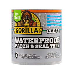 Gorilla 4 in. W X 8 ft. L Clear Waterproof Repair Tape