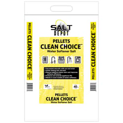 Salt Depot Clean Choice Water Softener Pellet Pellets 40 lb