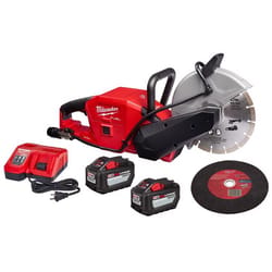 Milwaukee M18 FUEL 9 in. Cordless Brushless Cut-Off Saw Kit (Battery &amp; Charger)
