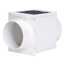Ace 4 in. L X 4 in. D White Plastic Heat Diverter