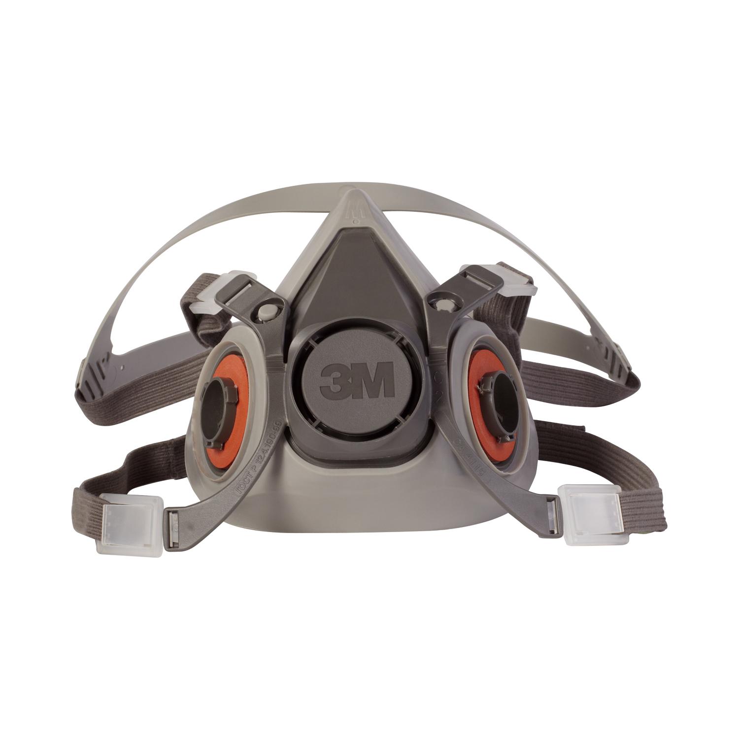 Photo 1 of 3M Half Face Respirator 6000 Series Gray M 1 pc