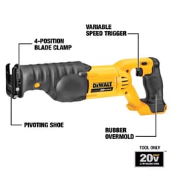 DeWalt 20V MAX Cordless Brushed Compact Reciprocating Saw Tool Only