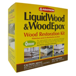 Abatron LiquidWood and WoodEpox Beige Wood Restoration Kit 24 oz