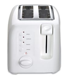 Cuisinart Plastic White 2 slot Toaster 7.2 in. H X 6.5 in. W X 11 in. D