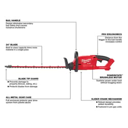 Milwaukee M18 Fuel 24 in. 18 V Battery Hedge Trimmer Tool Only