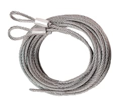 Prime-Line 5.75 in. W X 12 in. L X 3/32 in. D Carbon Steel Extension Cables