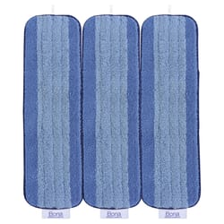 Bona 5.12 in. W X 18.31 in. L Cleaning Microfiber Mop Pad 3 pk