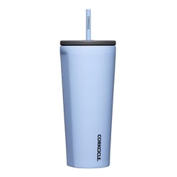 Corkcicle Cold Cup 24 oz Santorini BPA Free Insulated Straw Tumbler