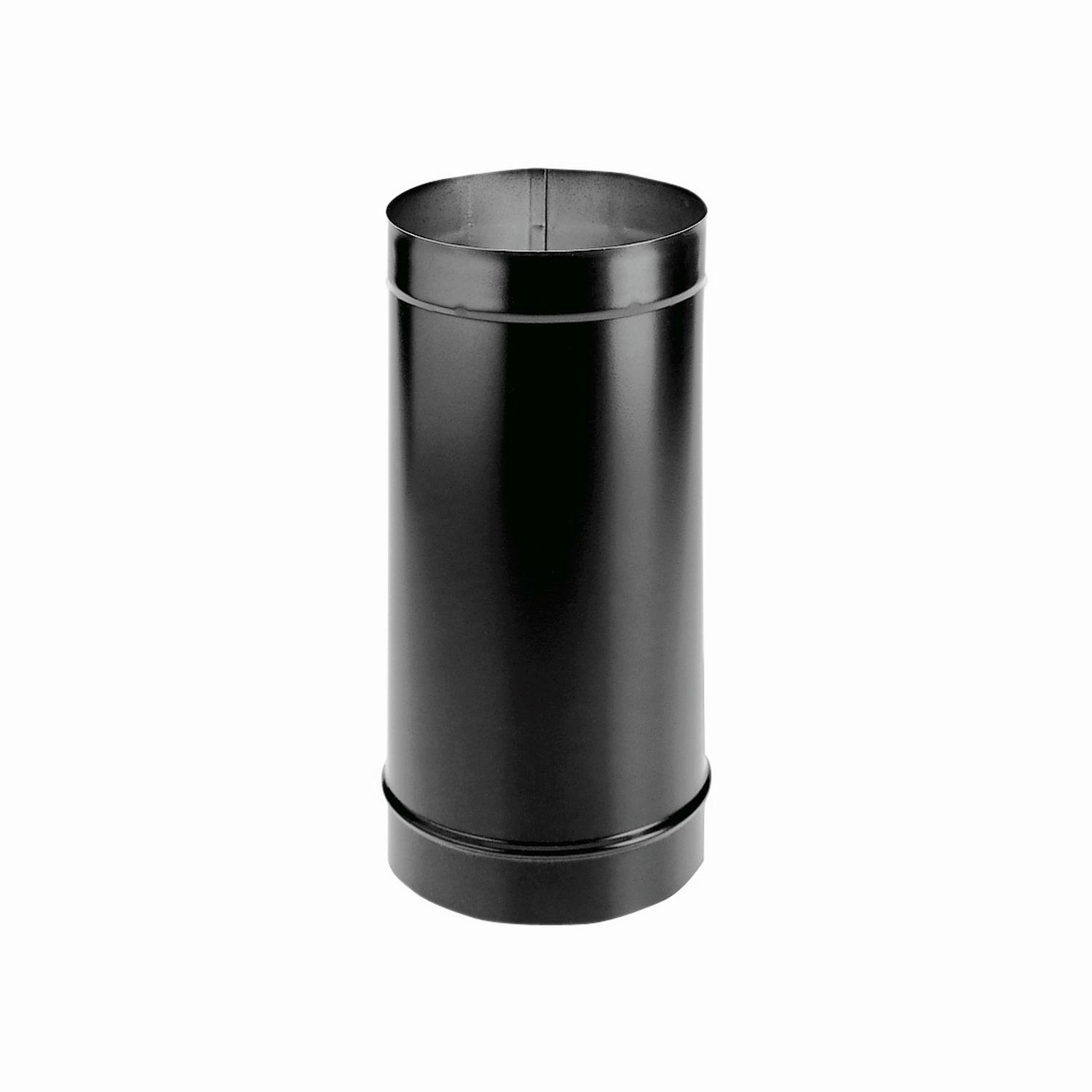 Photo 1 of DuraVent DuraBlack 6 in. D X 24 in. L Galvanized Steel Stove Pipe