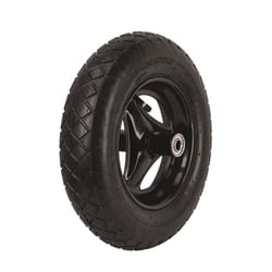 Ace 16 in. D Centered Wheelbarrow Tire Rubber 1 pk