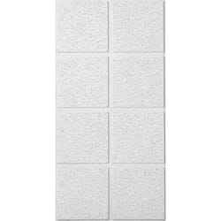 USG Radar Illusion Non-Directional 48 in. L X 24 in. W 3/4 in. Shadow Line Tapered Ceiling Tile 1 pk