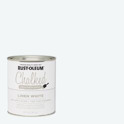 锈毡粉笔超哑光亚麻白色水性丙烯酸粉笔油漆30盎司
