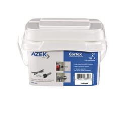 Cortex Azek No. 9 X 2 in. L Star Square Head Trim Screw 1 pk