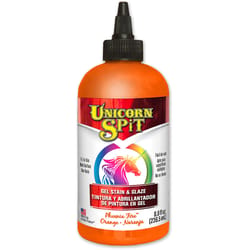 Unicorn Spit Flat Orange Gel Stain and Glaze 8 oz