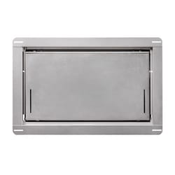 Smart Vent 8.5 in. H X 14.5 in. W Silver Stainless Steel Flood Vent