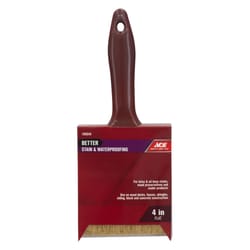 Ace Better 4 in. Flat Stain Brush