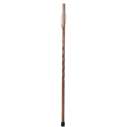 Brazos Walking Sticks Twisted Trekker Walking Cane Oak 1 pk