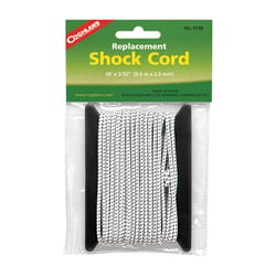 Coghlan's White Replacement Shock Cord 6.625 in. H X 3/32 in. W X 18 ft. L 1 pk