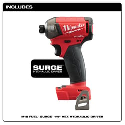 Milwaukee M18 FUEL SURGE 18 V 1/4 in. Cordless Brushless Hydraulic Impact Driver Tool Only