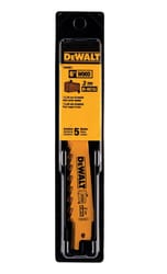 DeWalt 6 in. Bi-Metal Reciprocating Saw Blade 3 TPI 5 pk
