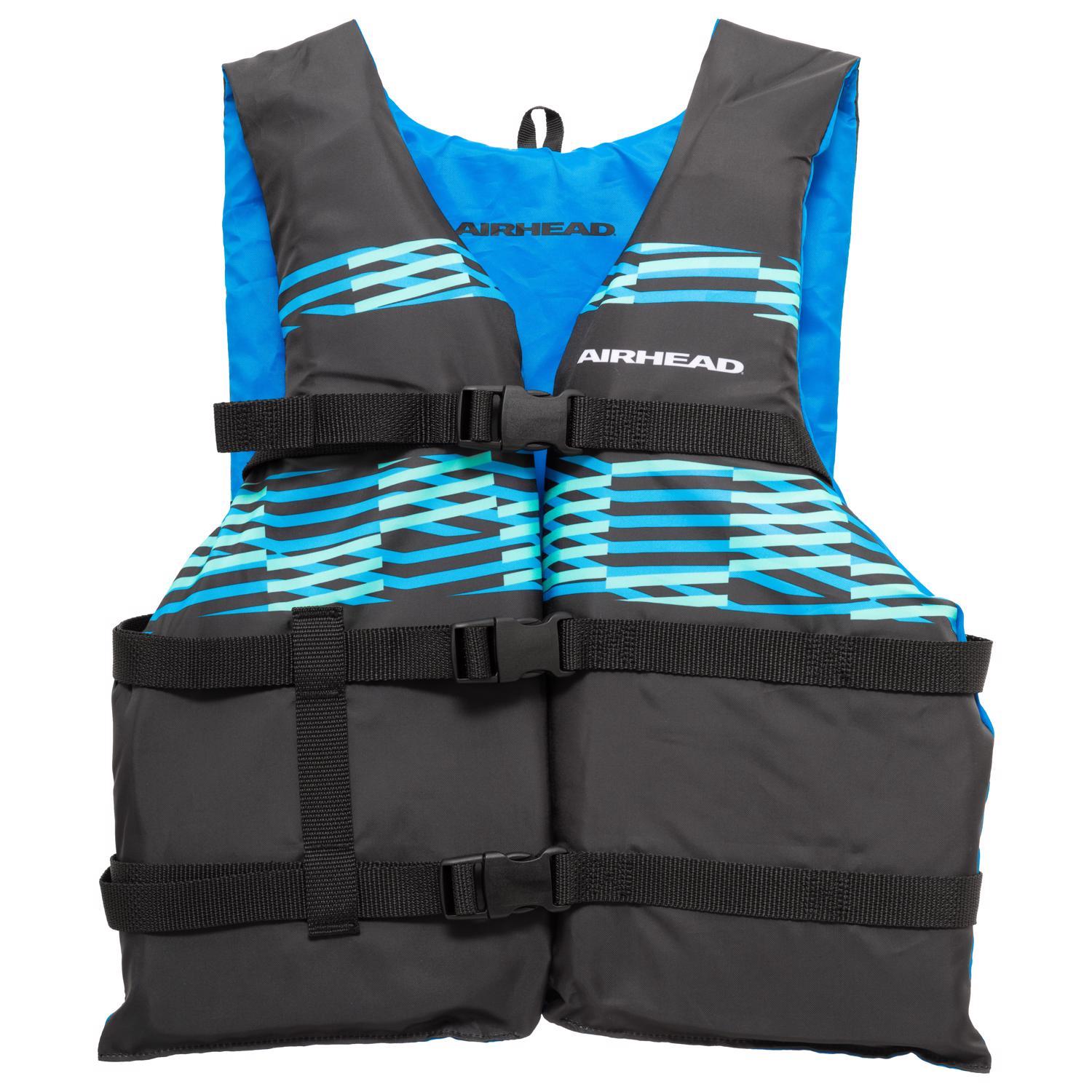 Photo 1 of Airhead Adult Sizes Blue/Black Life Jacket