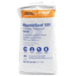 巴斯夫MasterSeal 581 Thoroseal灰色水泥基防水涂料50磅