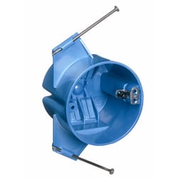 Carlon 20 cu in Round Polycarbonate 1 gang Electrical Box Blue
