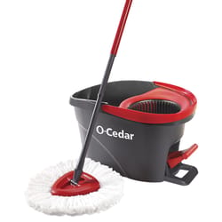 O-Cedar EasyWring 12 in. W Spin Mop with Bucket