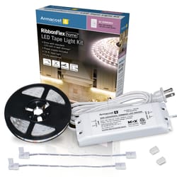 Armacost Lighting RibbonFlex home 16 ft. L White Plug-In LED Strip Tape Light Kit 1 pk