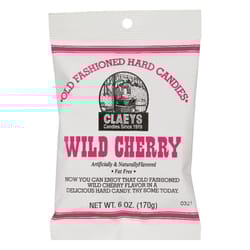 Claeys Old Fashioned Wild Cherry Hard Candy 6 oz