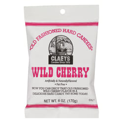 Claeys Old Fashioned Wild Cherry Hard Candy 6 oz