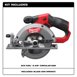 Milwaukee 12V M12 FUEL 5 in. Cordless Brushless Circular Saw Tool Only