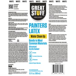 Great Stuff White Acrylic Latex Painter's Painter's Caulk 10.1 oz