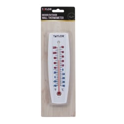 Taylor Tube Thermometer Plastic White 7.68 in.