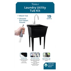 Tehila 22.875 in. W X 23.5 in. D Freestanding Plastic Laundry Tub