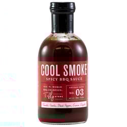Cool Smoke Tuffy Stone Spicy BBQ Sauce 18 oz