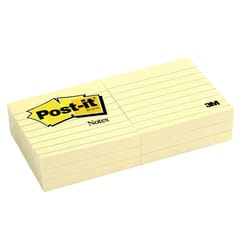 Post-it 3 in. W X 3 in. L Yellow Sticky Notes 6 pad