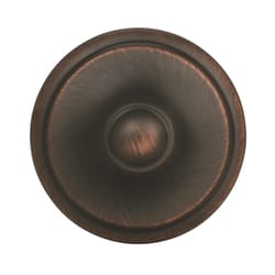 Amerock Revitalize Round Cabinet Knob 1-1/4 in. D 1-1/4 in. Oil Rubbed Bronze 1 pk