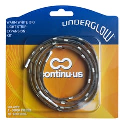 Continu-us Underglow 40 in. L White Plug-In LED Tape Light 2 pk