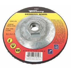 Forney 4-1/2 in. D X 5/8 in. in. Metal Grinding Wheel