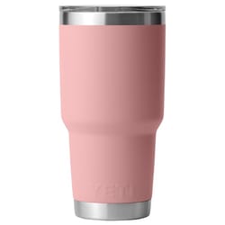 雪人漫步者30盎司砂岩粉红色BPA自由玻璃杯与磁滑盖