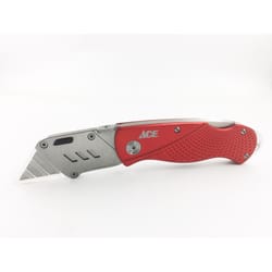 Ace 6 in. Lockback Utility Knife Red 1 pk