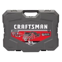 Craftsman Overdrive 1/4 & 3/8 & 1/2 in. drive Metric/SAE 6 Point Mechanic's Tool Set 121 pc