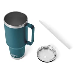 YETI Rambler 42 oz Agave Teal BPA Free Straw Mug